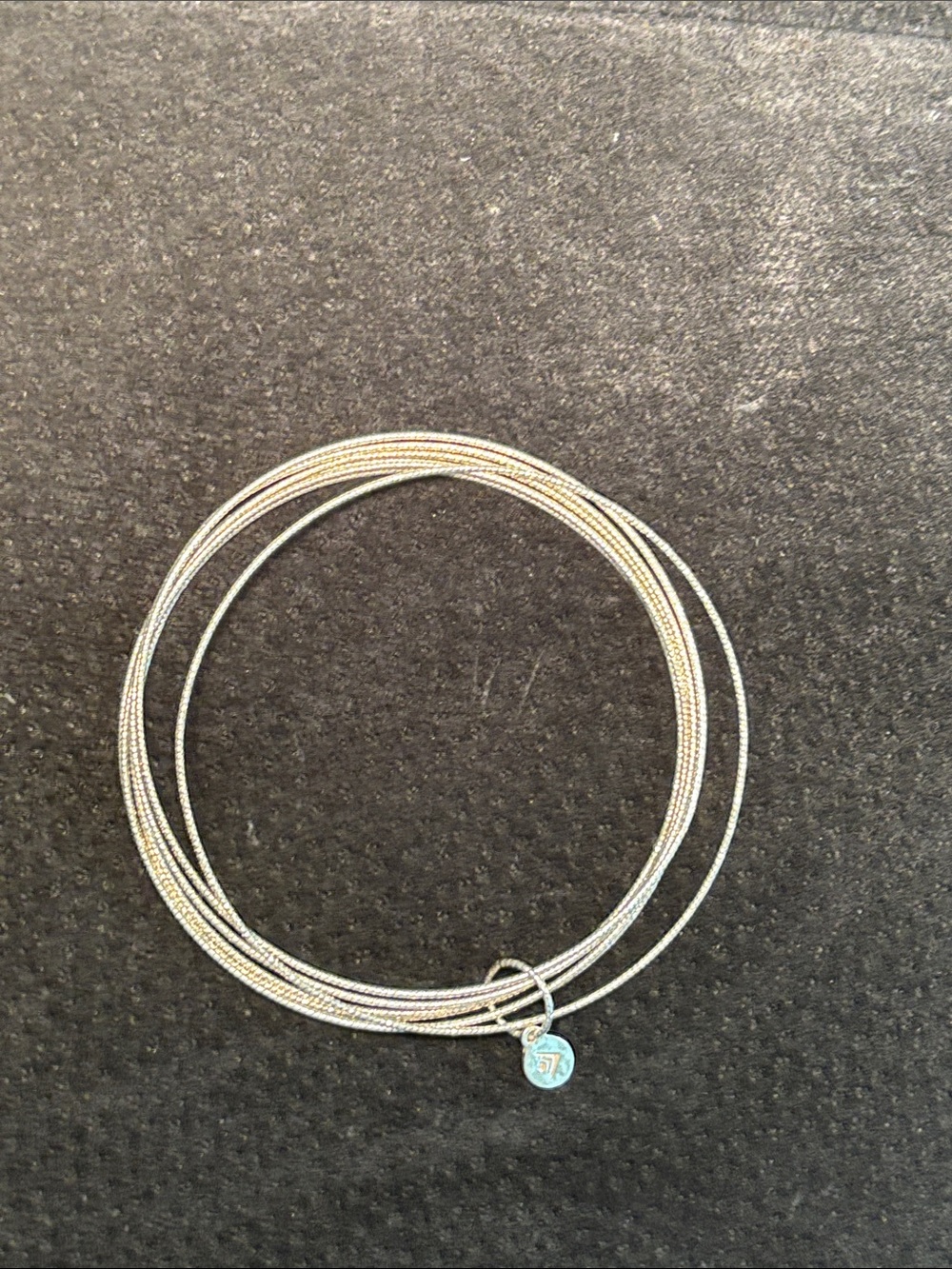 Vintage Silpada "Lasting Impression" Sterling Silver Multi-Bangle SetB3008